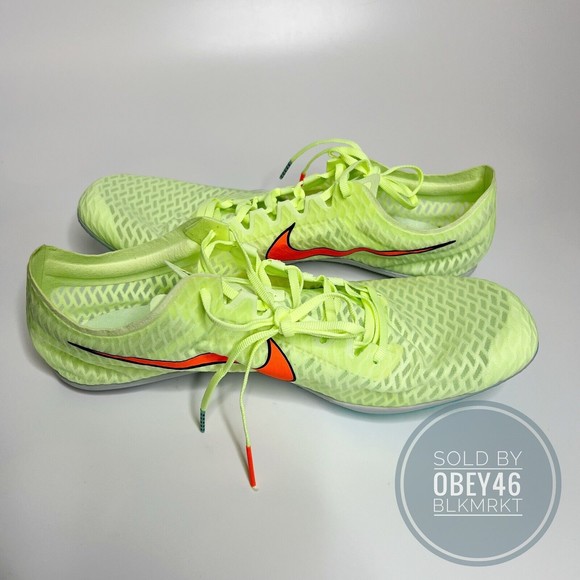 Nike Zoom Mamba V 5 Barely Volt Orange Track Cleats AJ1697-700 Men\'s Size 10 main image 4
